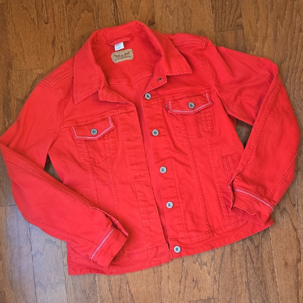 Levi Strauss Red Denim Jacket